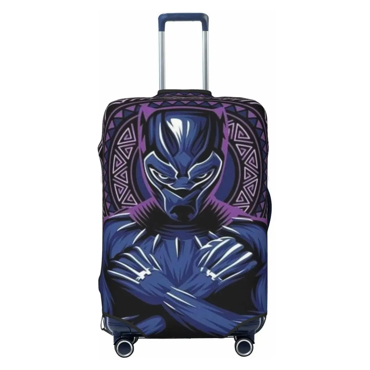 

Чехол для багажа с изображением Черных Пантер из фильма, эластичный защитный чехол для чемодана, подходит для чемоданов 18-32 дюймов