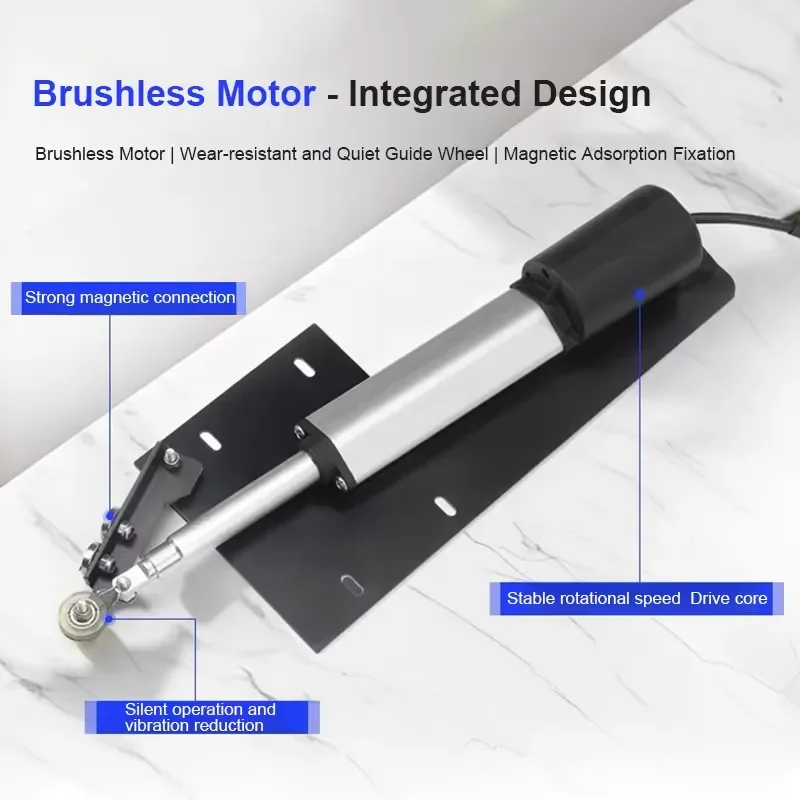 Electric Lifting System for Robot Vacuum Cleaner Cabinet Door with Slow Down Gas Spring Hydraulic Pillar Accessories Smart