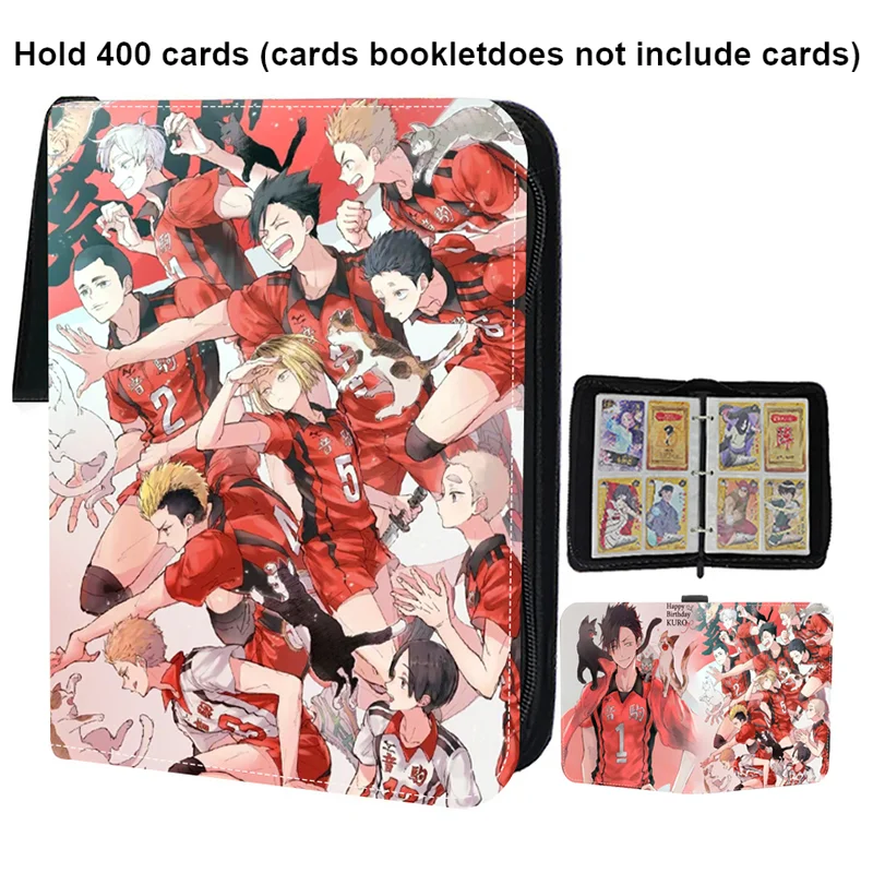 400/900 PCS Anime Haikyuu!!!Tobio Kageyama Album na karty Mapa List Folder Segregator Notatnik Kolekcja gier Prezenty Zabawki