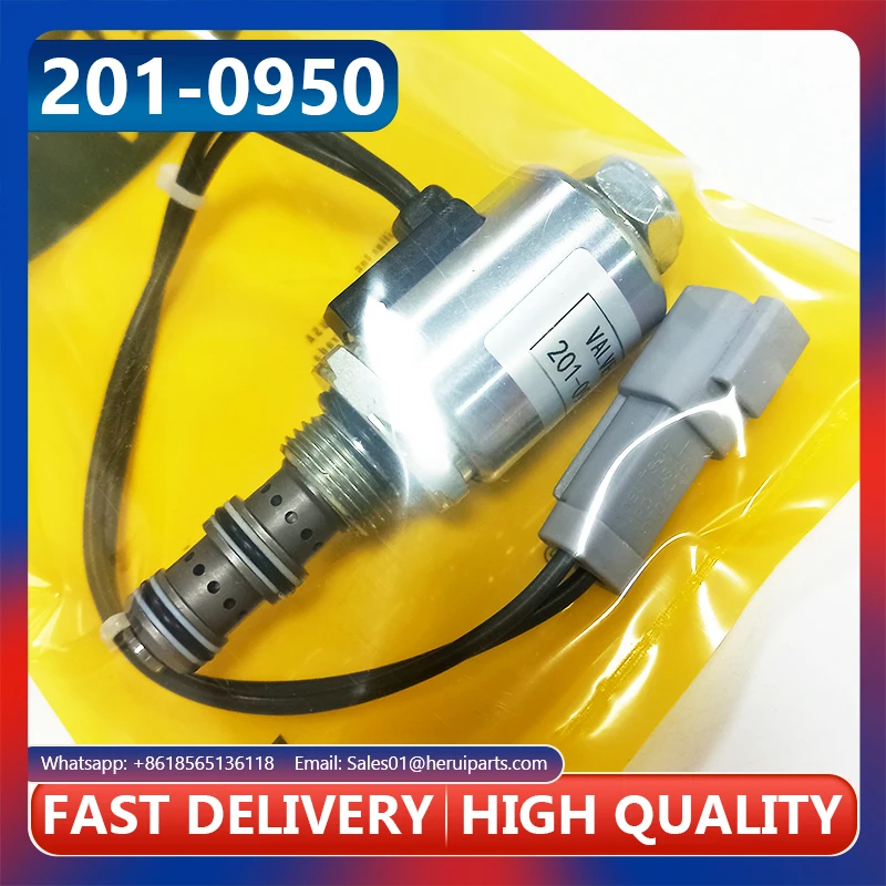 

Solenoid Valve 924G 928G 924GZ 928HZ 930G 990H 990K D5N D6N D6R D6T for Excavator Parts 201-0950 2010950