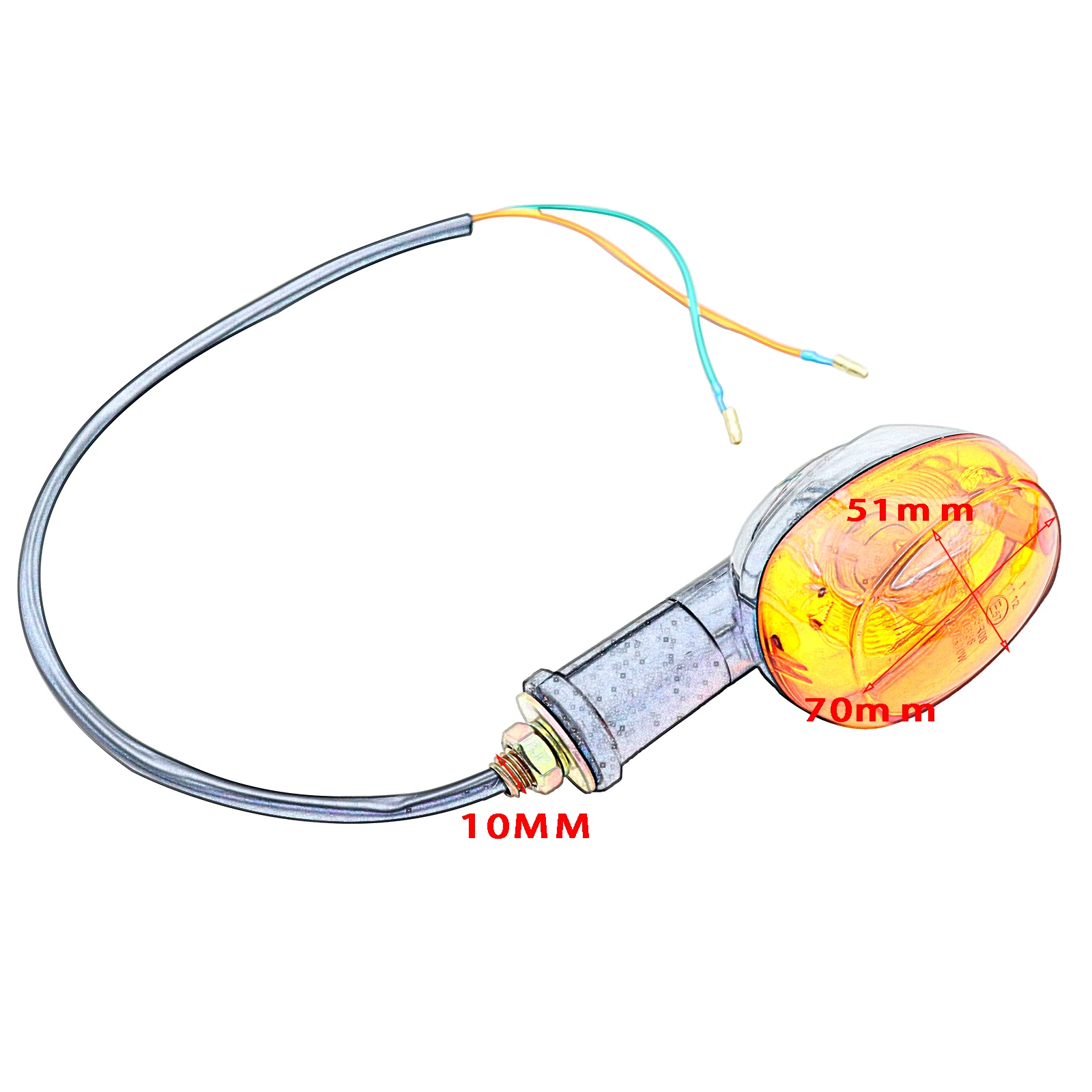 دراجة نارية ATV الأمامي والخلفي 4 قطعة بدوره أضواء تحذير الإشارة لهوندا Z50 Z50A Z50J Z50R درب صغير دراجة قرد العالمي