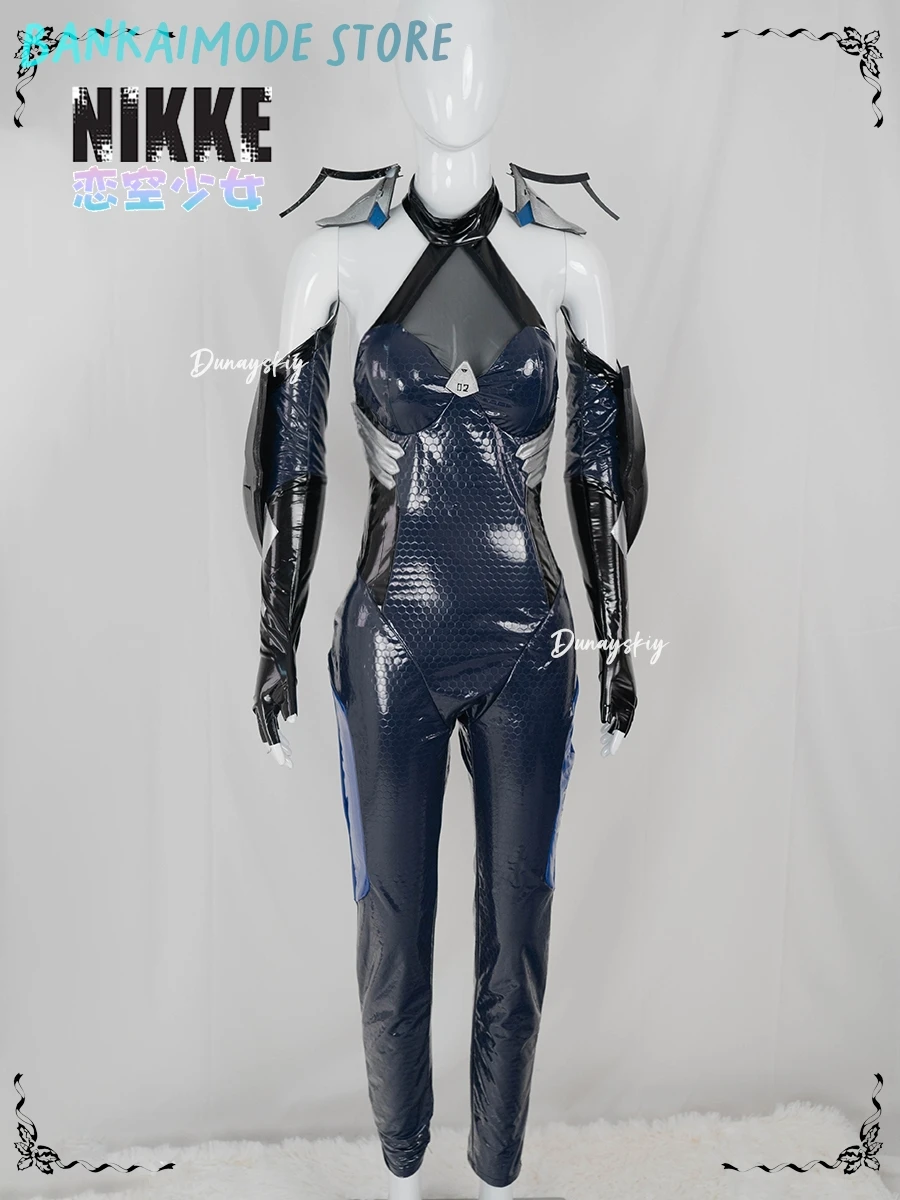 NIKKE آلهة النصر حورية البحر تأثيري حلي النساء SSR حورية البحر القتالية زي شعر مستعار هالوين النساء فستان الحفلات الزي