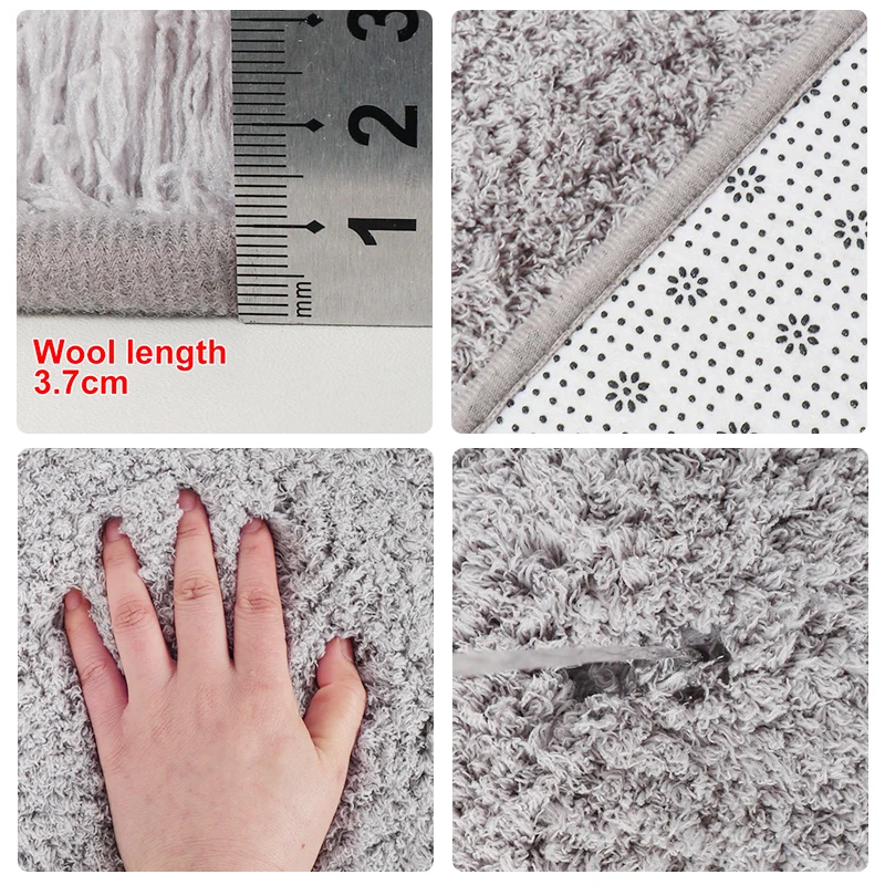 Bathroom Rugs Mat,Extra Soft Comfortable Bath Rugs,Non-Slip,Water Absorbent and Thick Bathroom Floor Mats,Shaggy Rugs