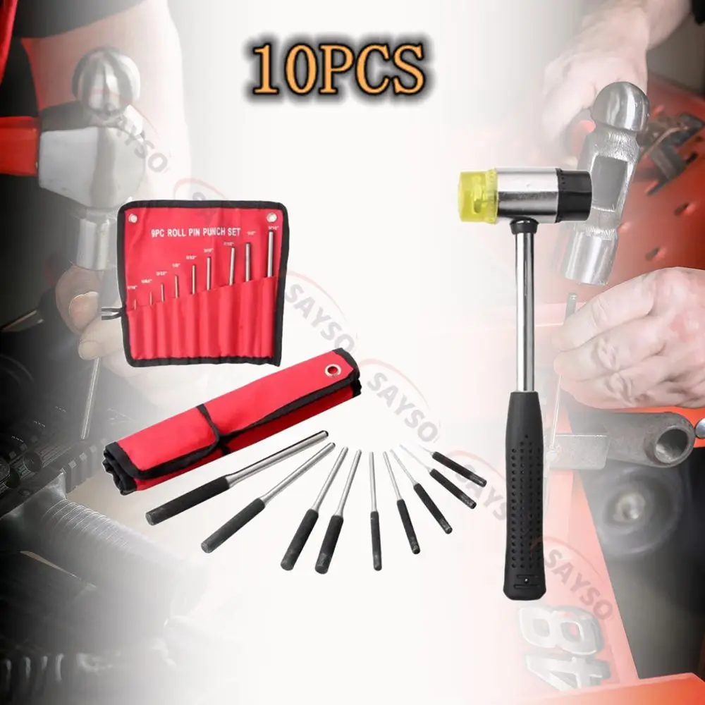 

Набор инструментов для пробивания рулонных штифтов для хранения, кулинарный маленький пробойник, длинные инструменты для удаления ремонта, набор пробойников для рулонных штифтов, молоток, метрический