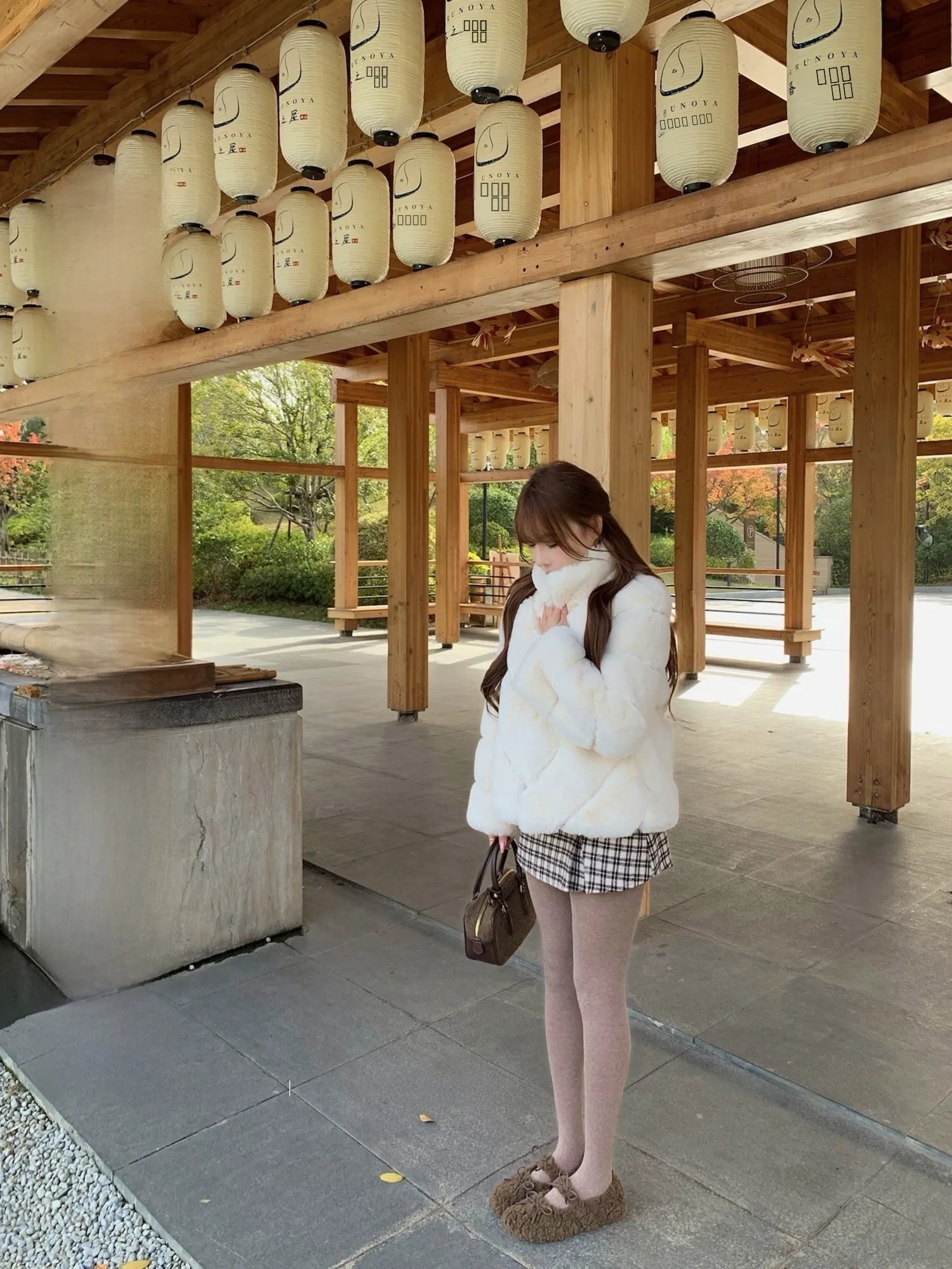 

Пальто Lukira Premium из сосновой шерсти с мехом кролика, женское зимнее, свободного кроя, с воротником-стойкой, длинными рукавами, комфортное, теплое, ветрозащитное, верхняя одежда