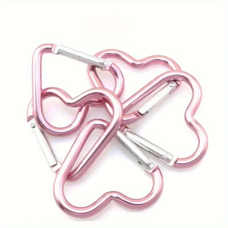 Heart-Shaped Aluminum Alloy Outdoor Hooks - Durable & Stylish, Perfect for Outdoor Hiking, Backpacking & Daily Wear