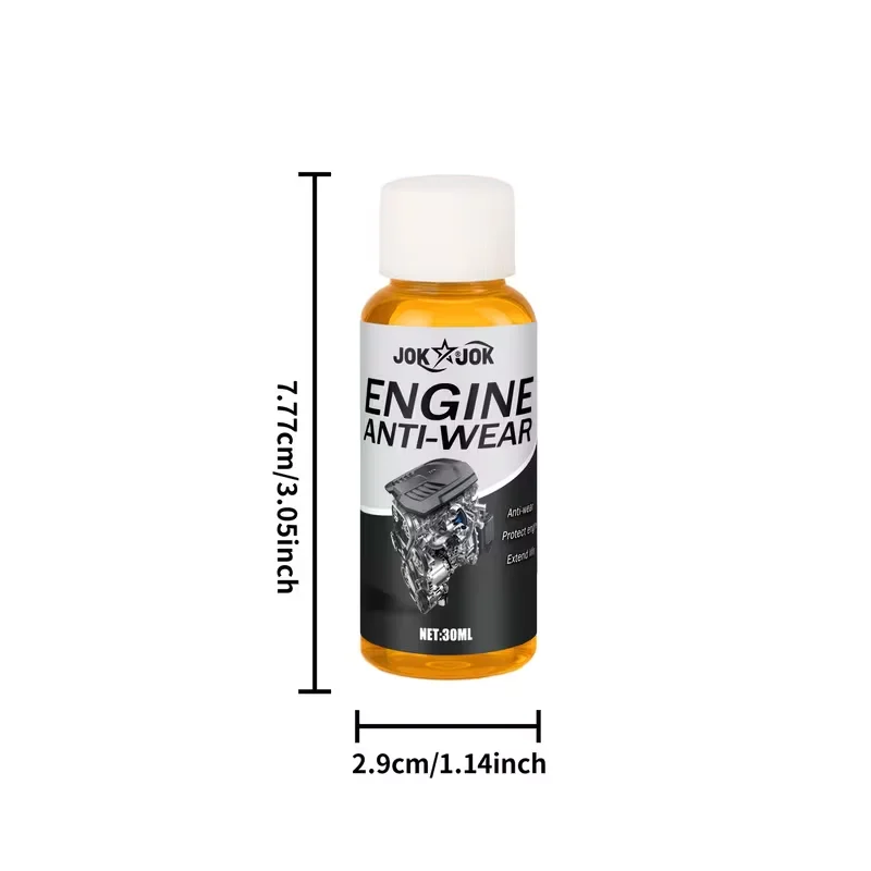 30 ml – Decibel Noise Reduction and Engine Protection Additive – Reduces Noise and Vibration, Improves Fuel Economy, Compatible