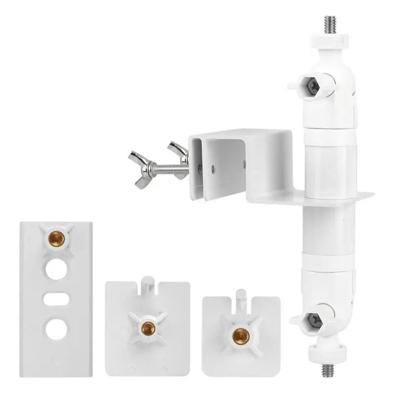 A98Z Bracket Mount Gutter 360° Adjustable Weatherproof For Arlo Pro/Pro2/Pro3/Pro4/Ultra/Ultra2 Enhanced Camera Stability White