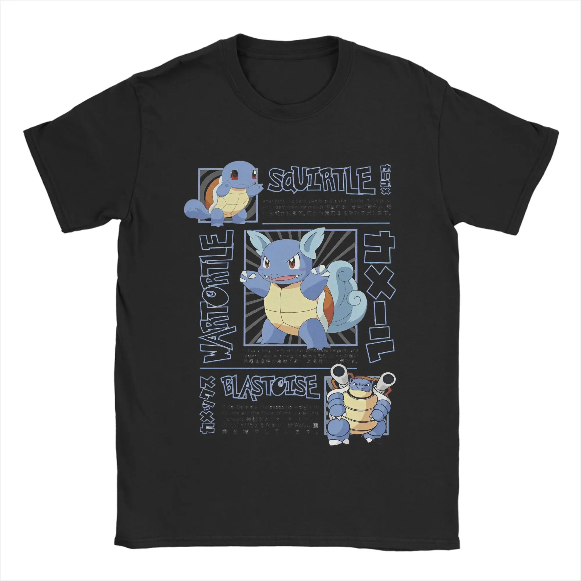 streetwear-pokemoned-tshirts-masculino-100-algodao-manga-curta-squirtle-wartortle-blastoise-em-torno-do-pescoco-roupas-de-verao
