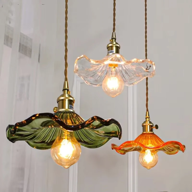 

Nordic Glass Pendant Lamp Creative Restaurant Bar Showcase Small Hanging Light Commercial Meal Postmodern Pendant Light Fixtures