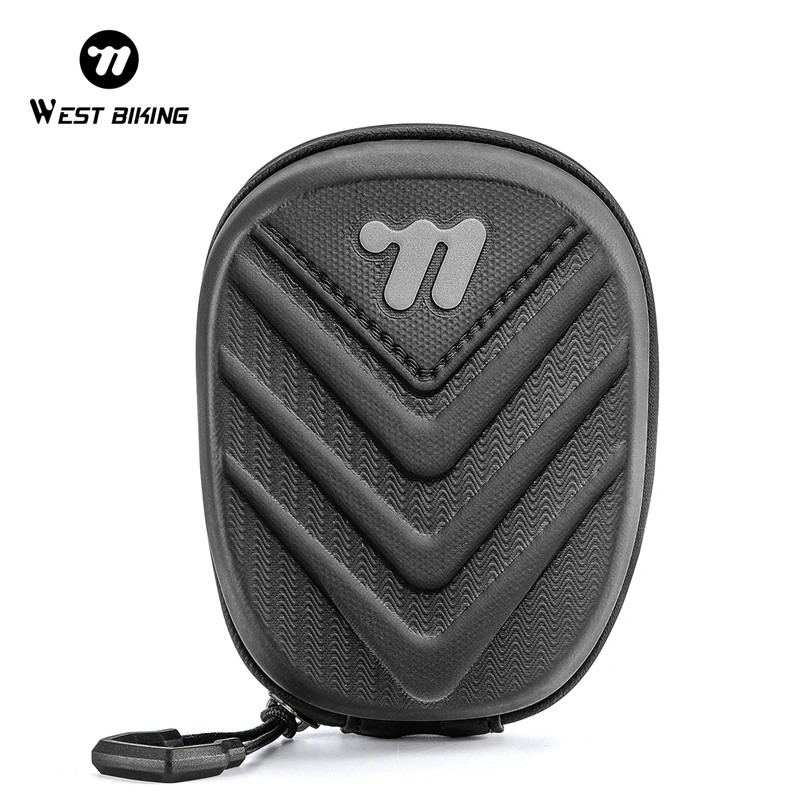 AliExpress West Biking WEST BIKING 3D Embossed Bicycle Hard Shell Saddle Bag Waterproof Quick Release Bike Rear Tail Storage Bag Cycling Seat Accessory