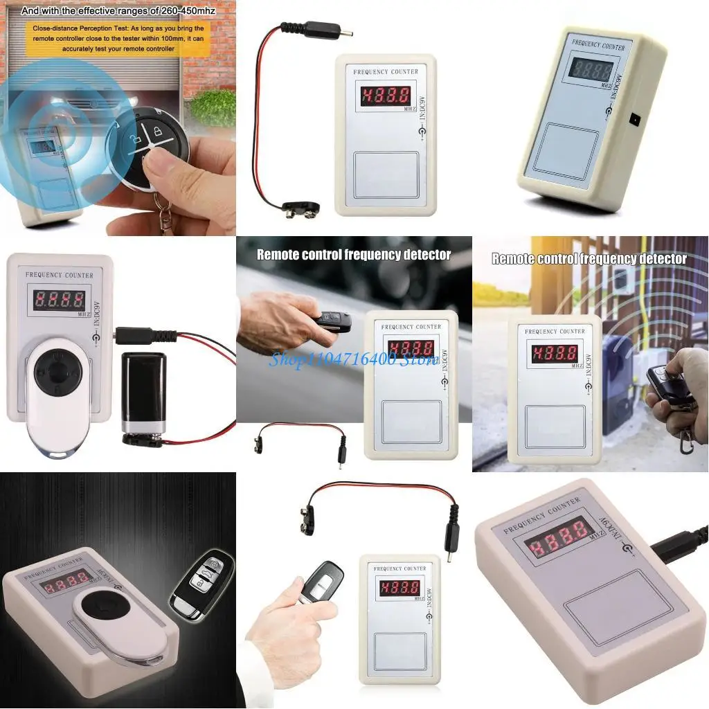 

y1gd 250-450MHZ Remote Control Detector Reader Frequency Meter Counter Tester Tool Transmitter Digital Measuring Instrument