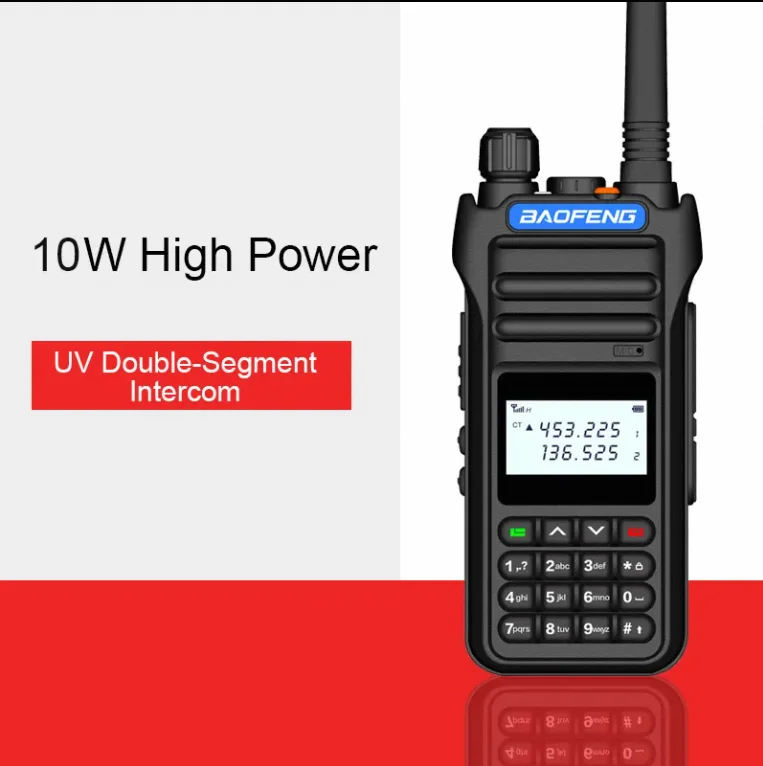 BF-8000D high-power dual-frequency handheld bidirectional communication machine high-frequency transceiver amateur handheld