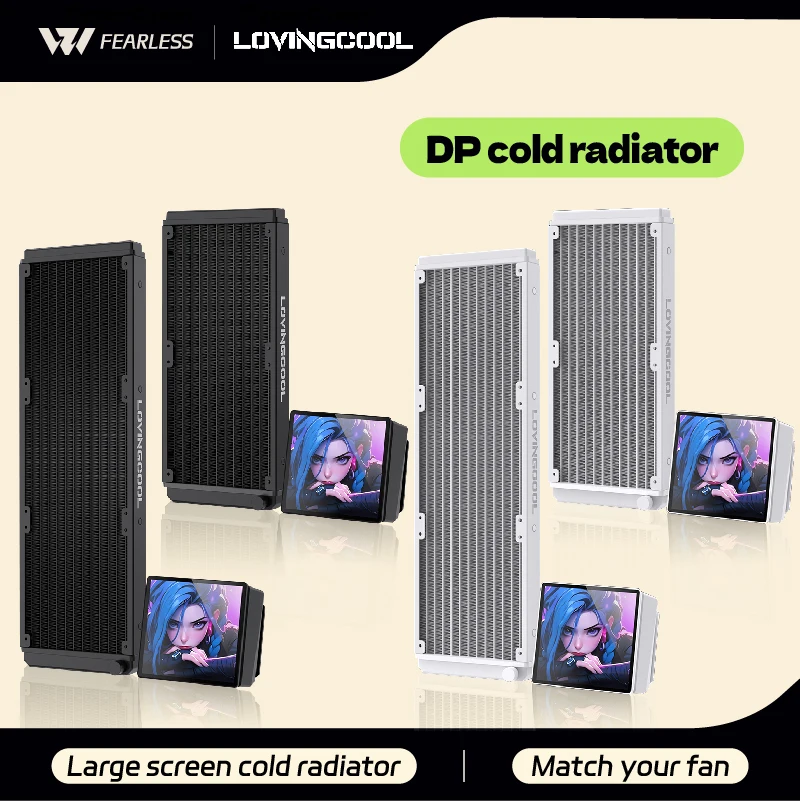 LOVINGCOOL DP シリーズ 360/240 CPU 液体クーラー 4.0 インチ超大型