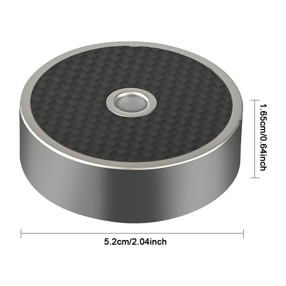 مشبك قرص دوار من الفينيل 304 من الفولاذ المقاوم للصدأ/ألياف الكربون للاهتزاز متوازن لمشغل وزن سجل الفينيل LP