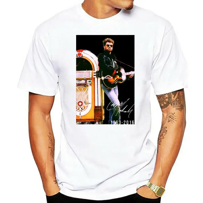 George Michael T-Shirt Tribute In Memoriam 1963-2022 Men's Size: S-to-3XL New Fashion Men'S T Shirt Movie Shirt