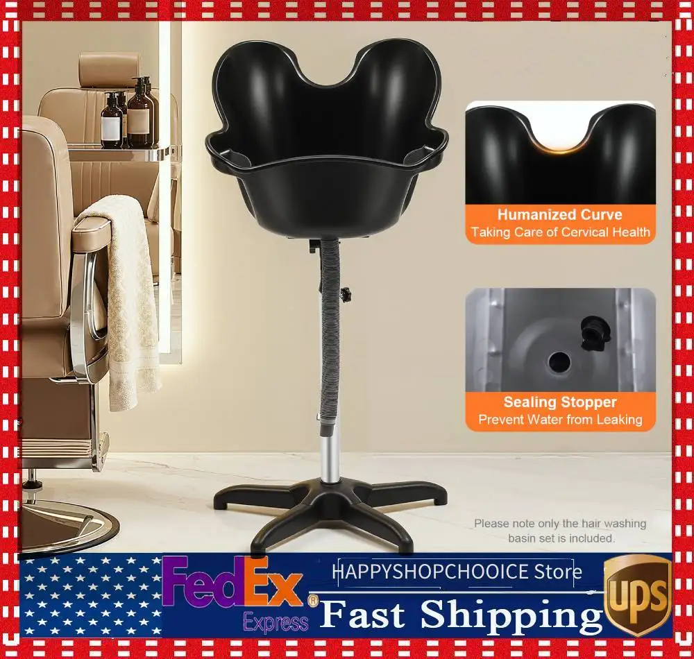 

Plastic Adjustable Height Practical and Large Basin 180° Basin Retractable Detachable Five-star Stand For the Elderly, Pregnant