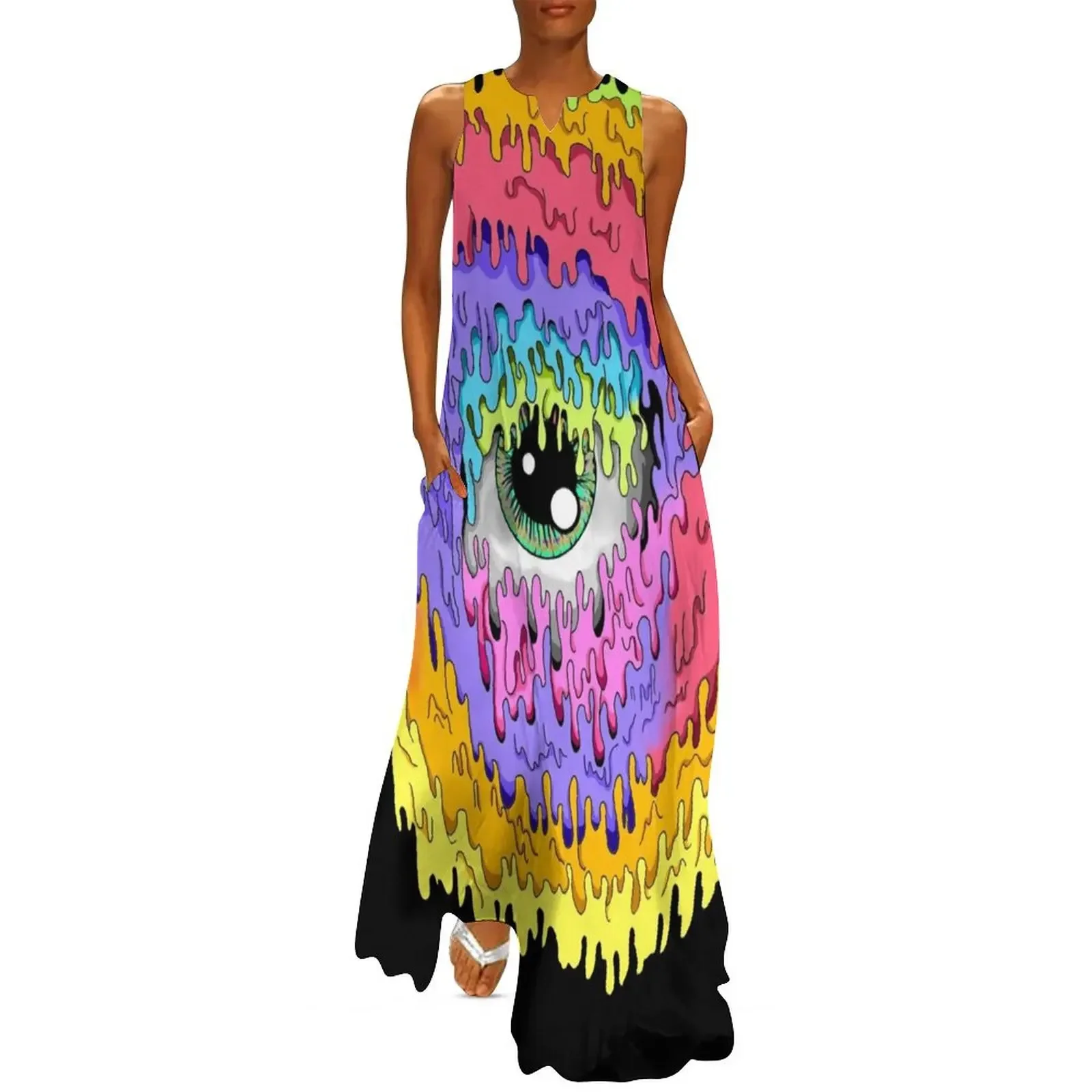 

Open Your Eye Long Dress wedding dresses for woman summer dress woman 2025 trendy Women's summer long dress