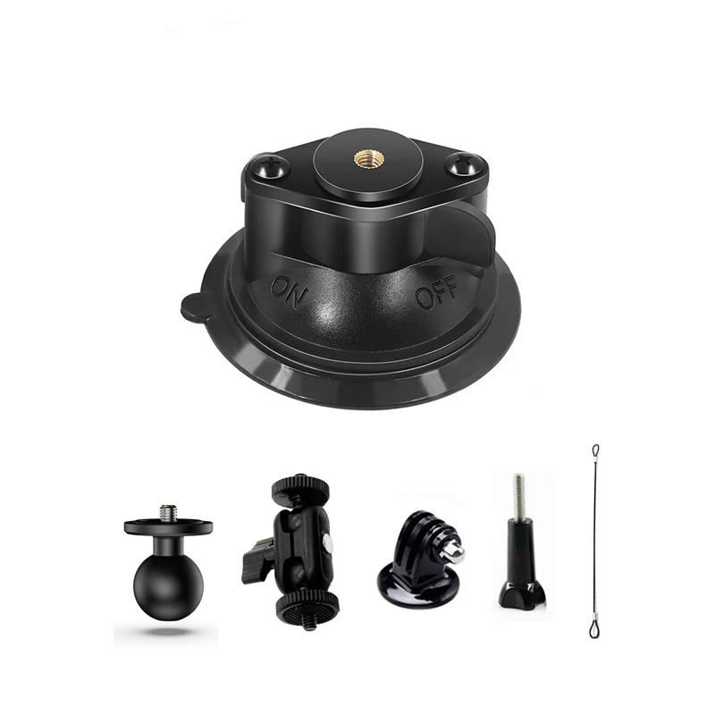 Flexible Suction Cup Mount for Gopro Hero 13 12 11 10 9 DJI 