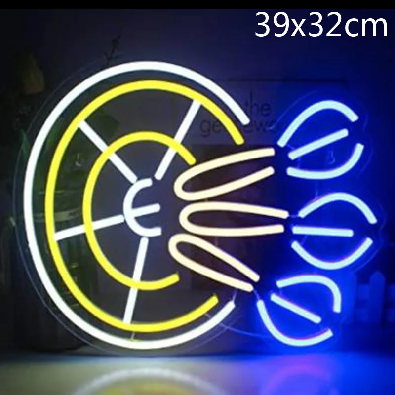 Dart Beer Neon Sign USB Dimmable Neon Light Darts And Beer Led With Decor For Personalized Wall Lamps In Bars Clubs Beer Bar