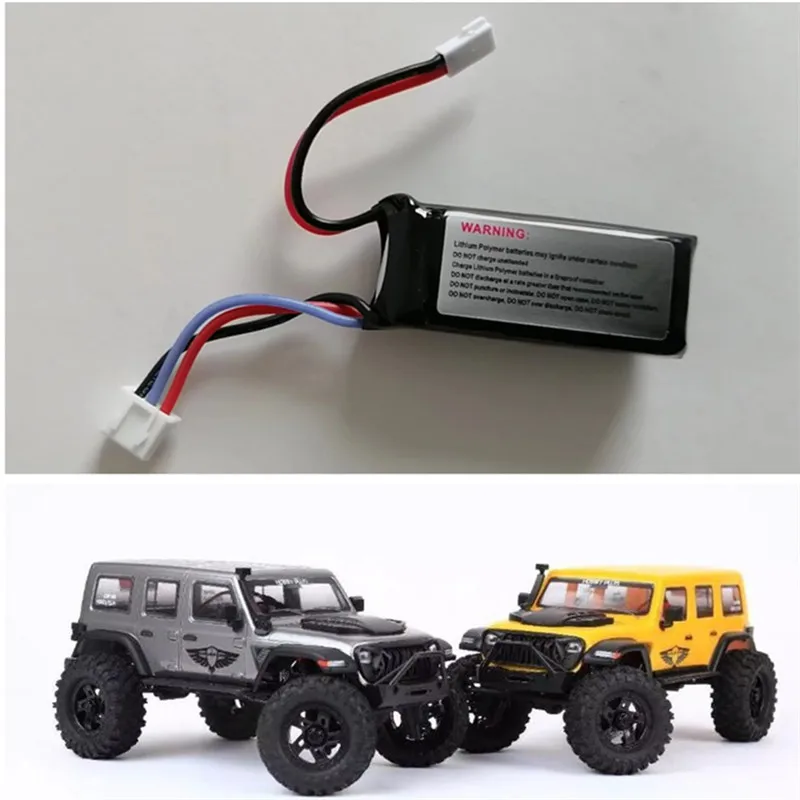 2S 600mah Lipo Battery #240063 For HobbyPlus EVO-PRO CR-18P FURITEK 1/18 KRATOS RockVan RC Car Ship Boat