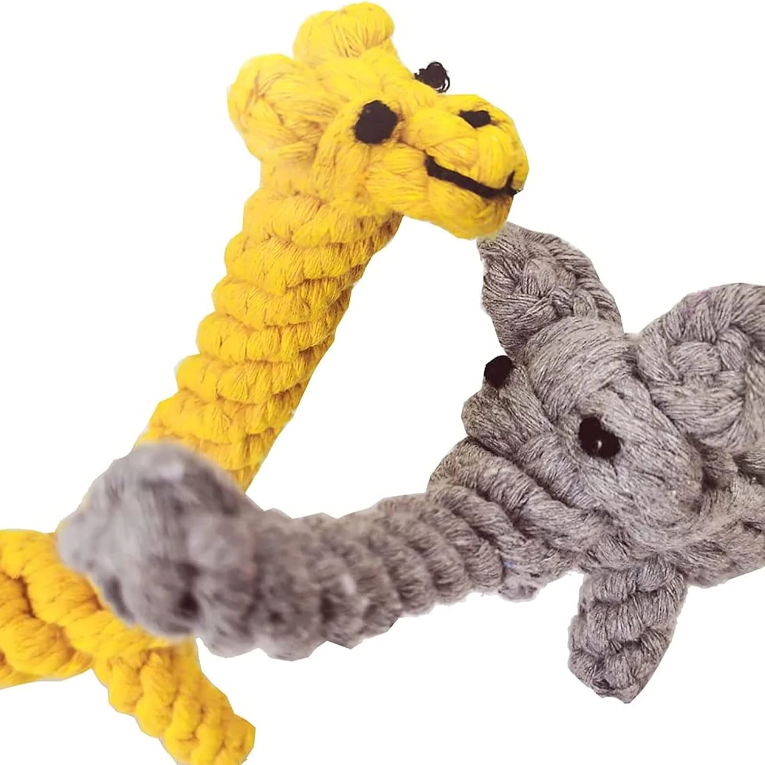 

Adorable and Durable Elephant Design Chew Toy - A Must-Have for Pet Puppies! Fun and Entertaining Rope Toy for Playful Pups of A