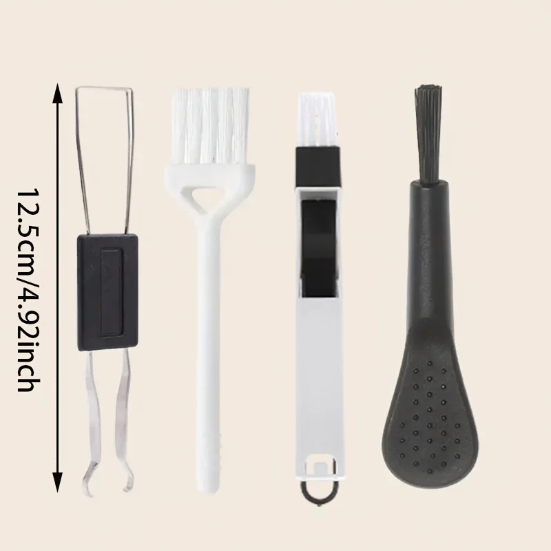 4pcs Universal Keyboard Cleaning Kit, Plastic Keycap Remover Shaft Cleaner Button Extractor NoBattery Operated Maintenance Tools