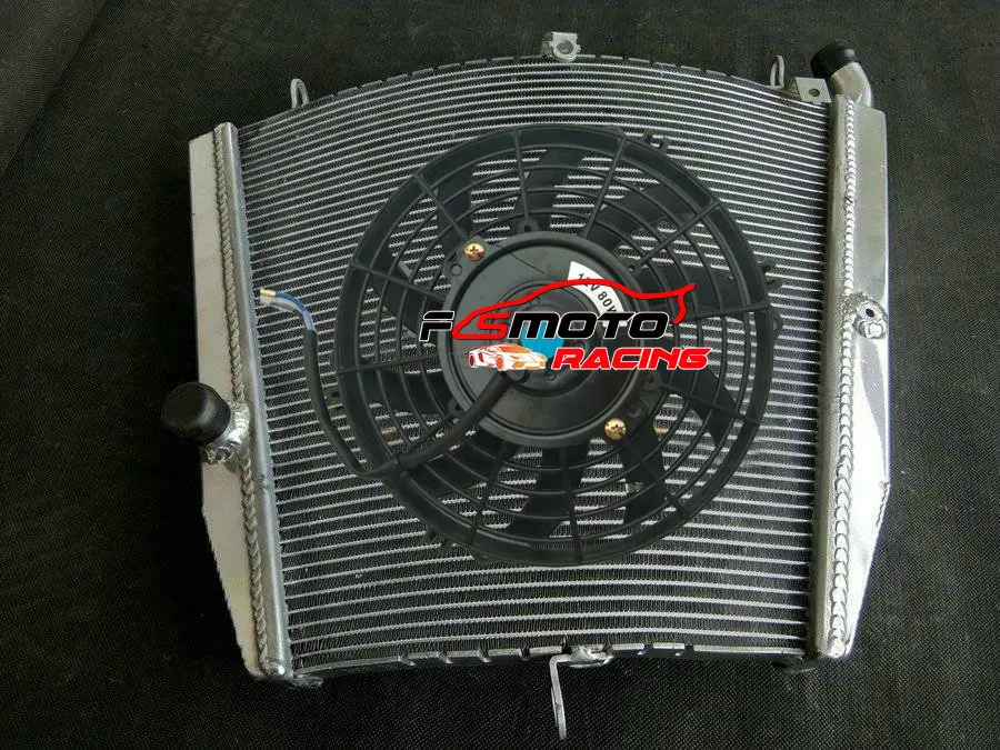 Aluminum Radiator + Fan For Honda CBR1000RR Fireblade SC57 CBR1000 RR CBR 1000RR CBR-1000RR 2006-2007 06 07 view 2