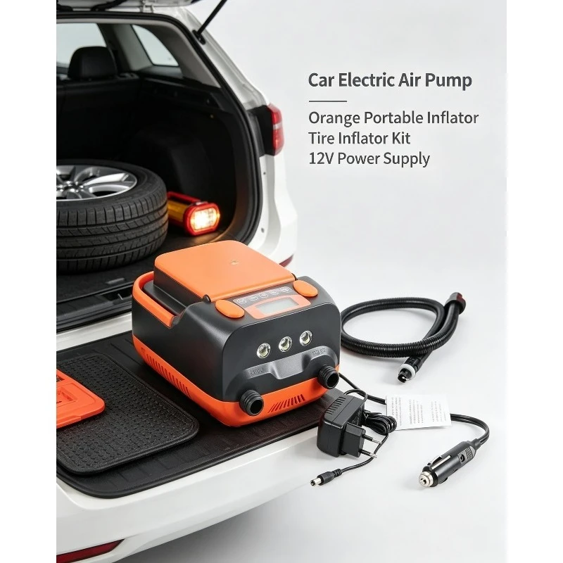 HT‑790 Rechargeable Electric SUP Air Pump 6000mAh 110W DC12V For Paddle Board Kayak Inflatable Boat Device Spare Part