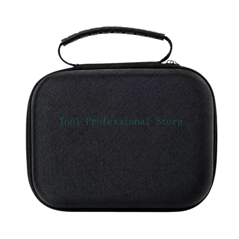 57QF EVA Car Tire Pumps Case for Organized Vehicle Storage with Hard-Shell Body, Build-In Carry Handle, Interior Mesh Pocket,