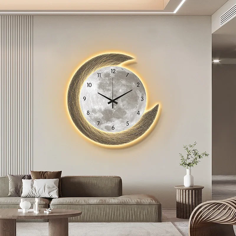 Luxury Modern Bedroom Decor Painting Swan Master Bedroom Bedside Background Wall Hanging Painting LED Light Wall Painting