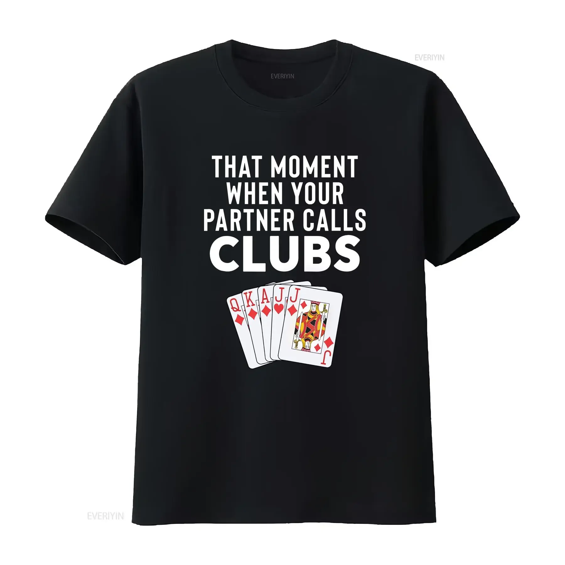 NEW Funny Euchre For Partner T Shirt vintage Washed Unisex designer clothes graphic fashion Breathable Top For Everyday Wear