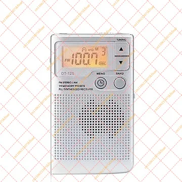 Classic Pocket Listening Radio DT-125 Series | Compact Vintage Mini Receiver for Daily Use