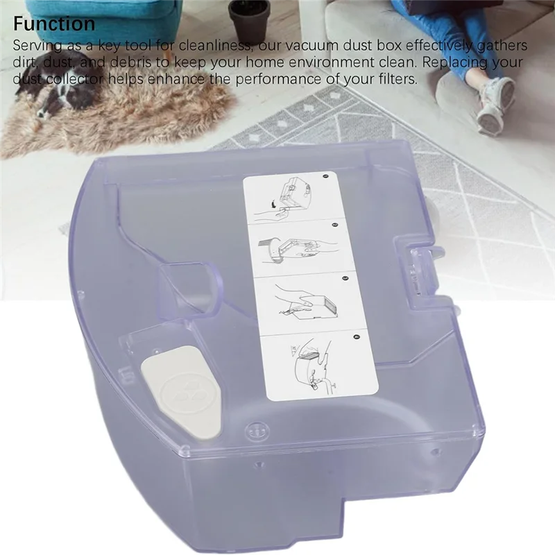 AY03-2Pcs 2 In 1 Vacuum Cleaner Water Tank Dust Box For Roborock T8/Q7/ Q7MAX+ Vacuum Sweeping Robot Accessories