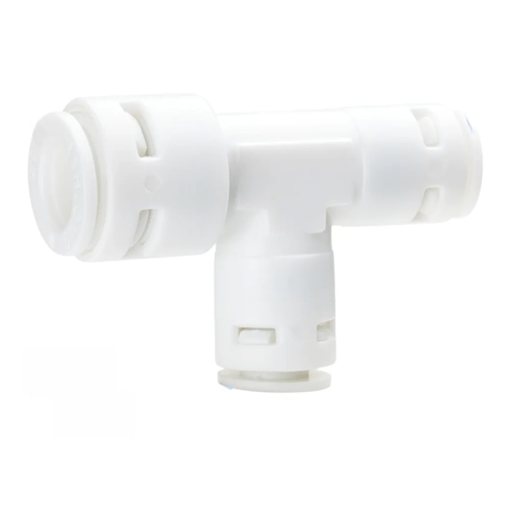 T Shaped Pipe Fitting Quick Connect T-Fitting For Kitchen Sink Setup Quick Connect Plumbing Fitting Water Fitting