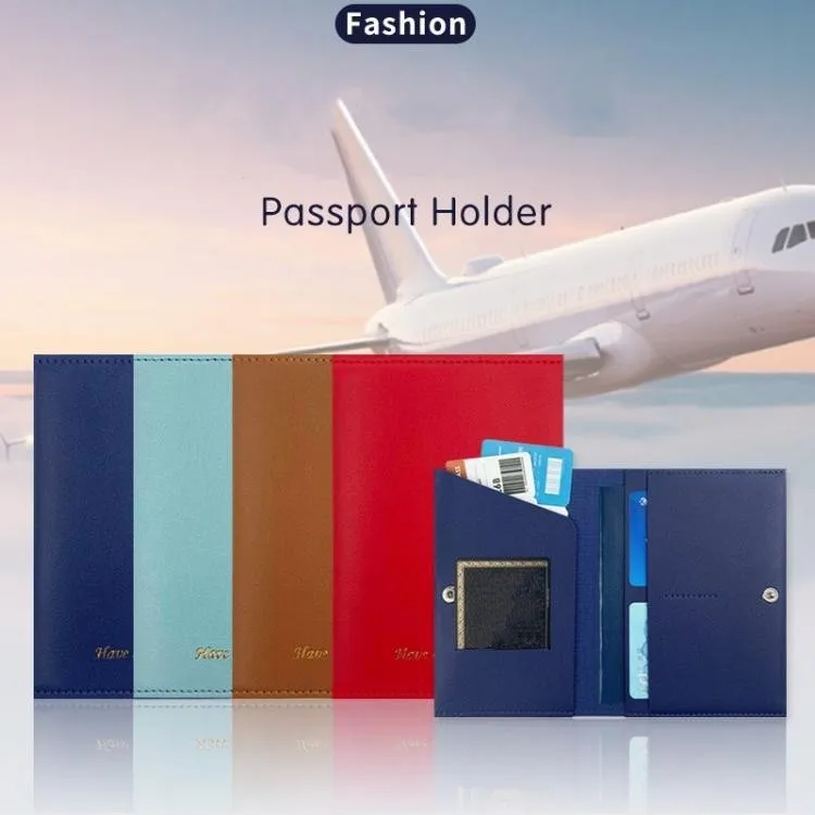 

Simple Passport Cover Holder Multifunction Travel Documents Protector Multiple Card Slots Credit Id Bank Card Wallet Accessories