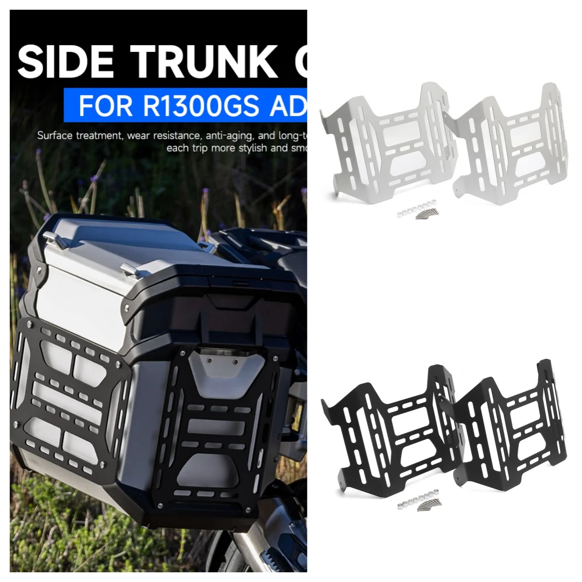 

R1300GS ADV Motorcycle Storage Box Top Box Protective Panels Trunk Side Box Grille Guard For BMW R 1300 GS Adventure R1300GSA