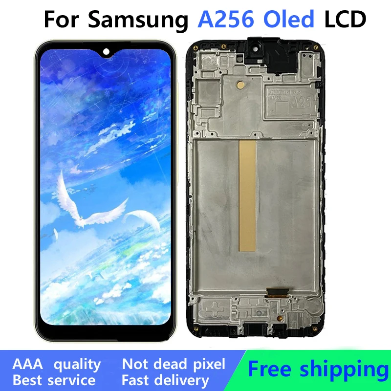 

6.5 Inch Tested OLED Display For Samsung A25 5G A256 LCD Display Touch Screen Digitizer Assembly Replacement Parts