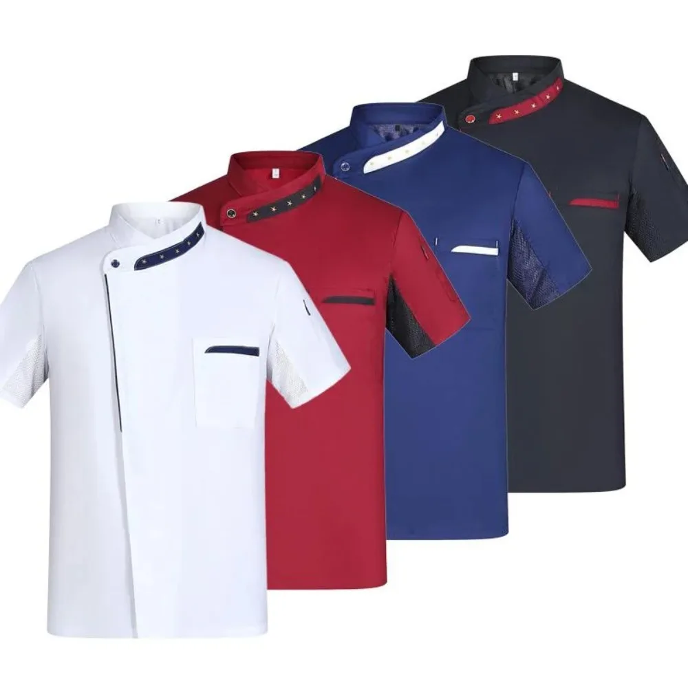 Giacca da cuoco Uomo Donna Ristorante Cameriere Uniforme da cucina Camicie da cuoco