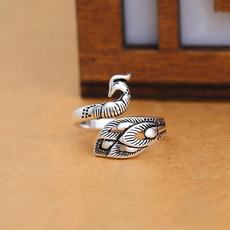 Women's 925 Sterling Silver Butterfly Open Ring