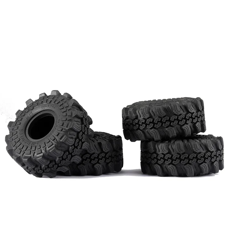 Neumáticos ensanchados de 1 pulgada + esponja 60x25mm 1/24 Rc Crawler Truck, piezas de coche para 1/24 Axial Scx24 Fms Fms24 1/18 Traxxas Trx4m Defender