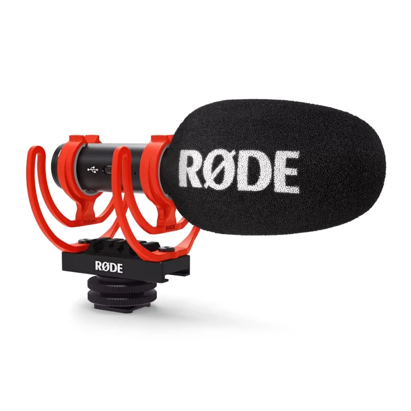 Rode VideoMic GO II Microphone Broadcast-quality compact shotgun mic for all forms of content creation with camera,smartphone