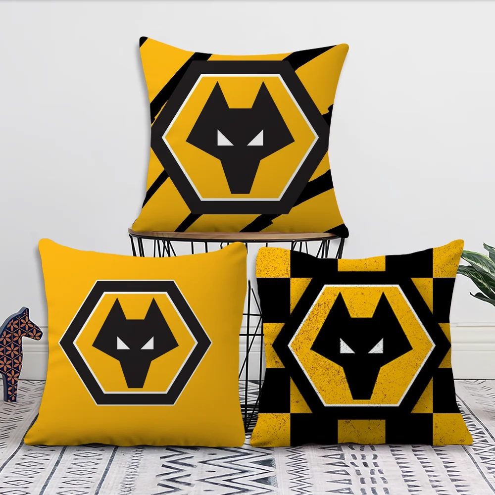 Wolverhampton Wanderers FC Pillow Case Living Room Sofa Super Soft pillow Cover Suitable For Home Bedroom Room Decoration