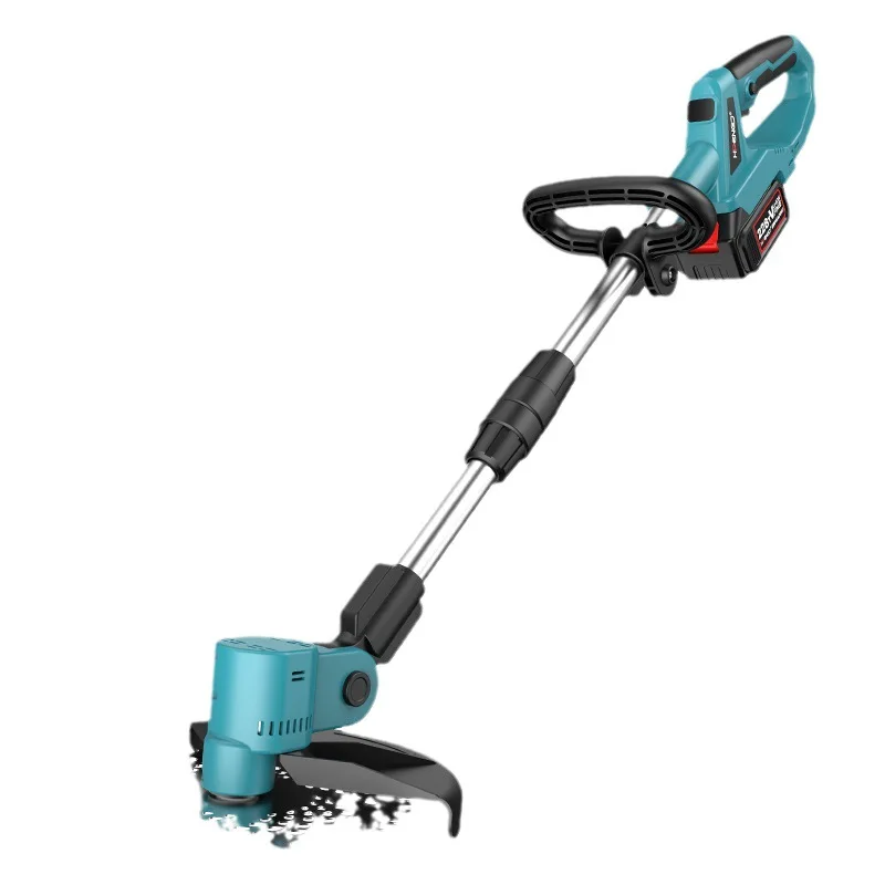 

21V lithium battery 9 inch brushless DIY lawn mower small household handheld rechargeable weeding tool 173cc engine grass