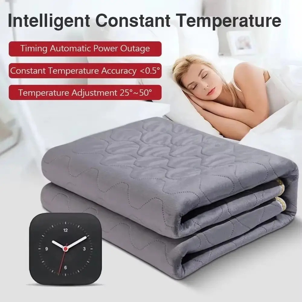 12V Car Heated Blanket Intelligent Temperature Control Single Control / Dual Control Thermostat Heating Mat 1-2 People 51W