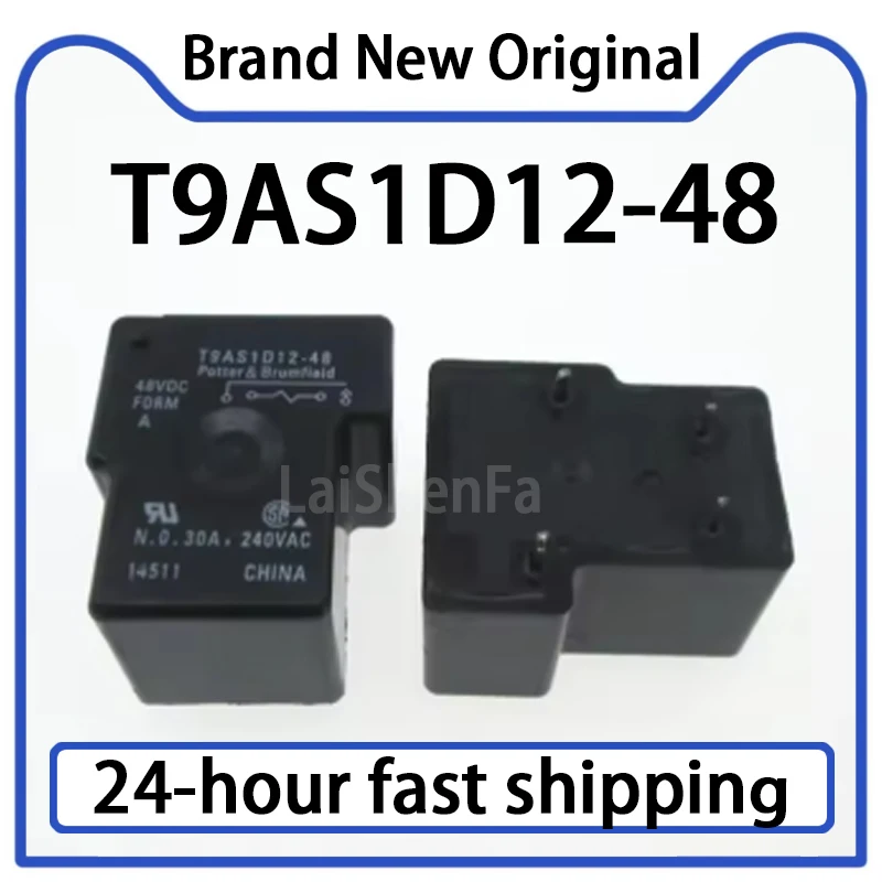 1PCS T9AS1D12-48 48VDC Relay 4-pin 30A Stock