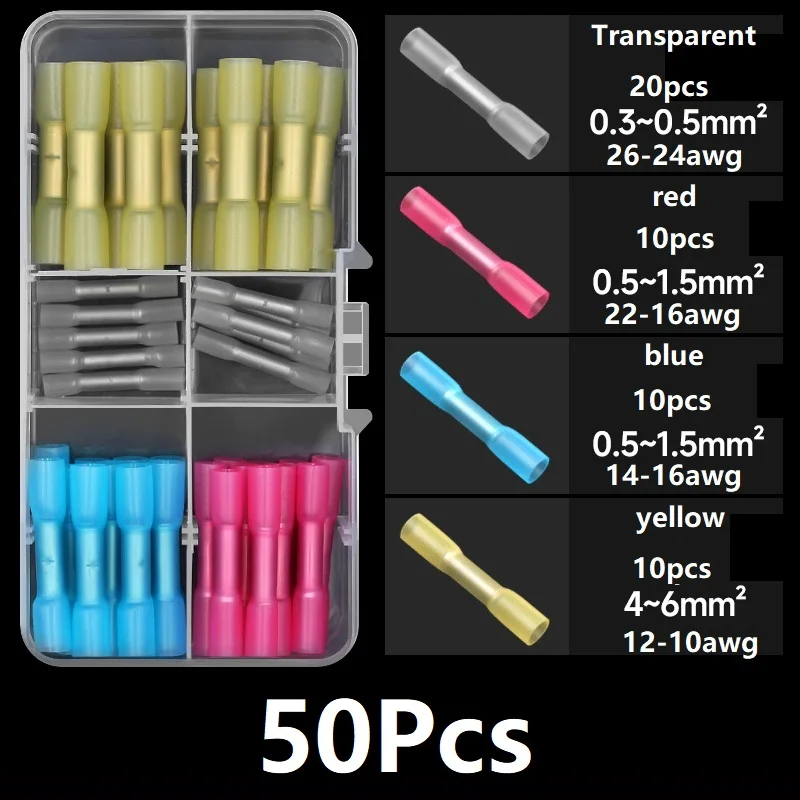 50Pcs Heat Shrink P…