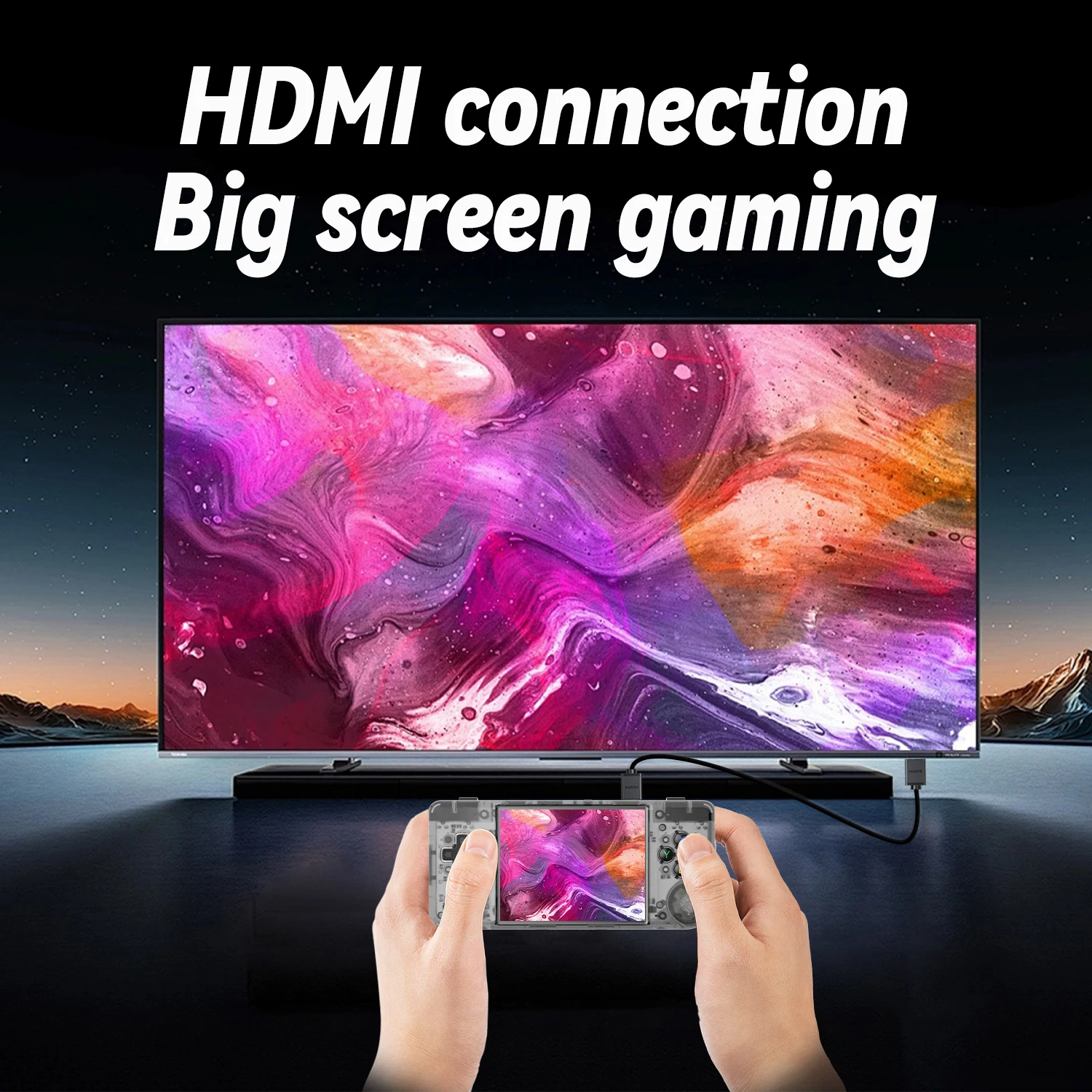 Anberrg28xx لعبة صغيرة محمولة باليد ، نظام لينكس ، يدعم e.book ، تلفزيون ، HDMI ، 64 جيجابايت ، مخرج ، ألعاب ، الكونسول "، شاشة #4