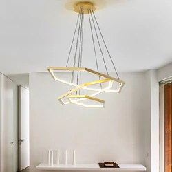 Modern hexagon dining room Pendant lights indoor lighting Ceiling lamp hanging light led chandelier decorative indoor lighting