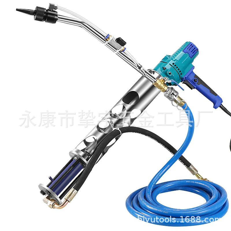 Macchina per spruzzatura di rivestimento impermeabile e ignifuga Olio base per mastice di poliuretano Macchina per spruzzatura di vernice in vera pietra